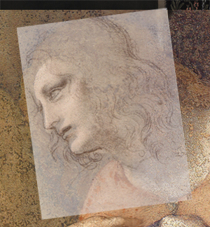 最後の晩餐　ピリポ　頭部の復元